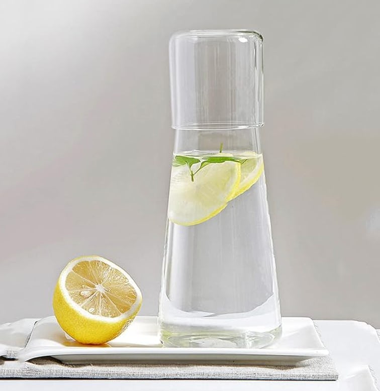 ZILJJ Bedside Water Carafe