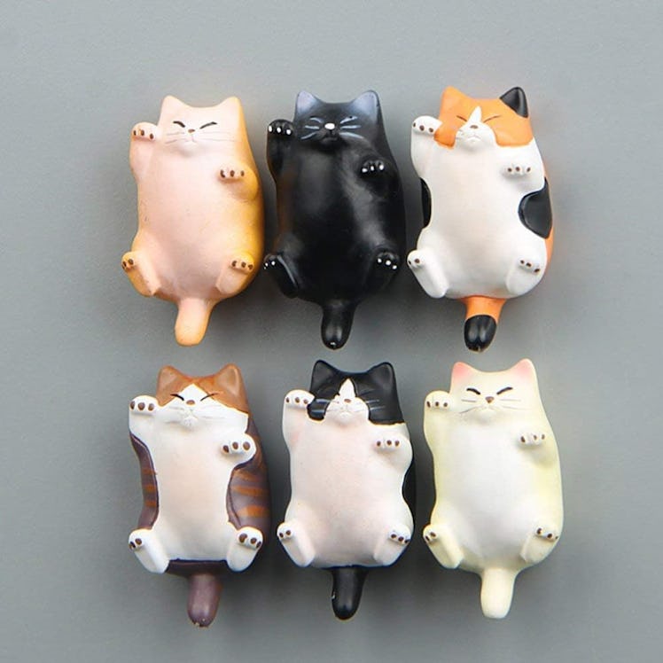 CHICHIC Cat Refrigerator Magnets (6-Pack)