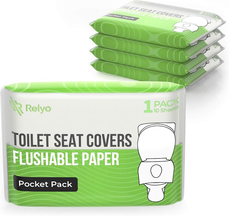 Relyo Flushable Toilet Seat Covers (50-Pack)