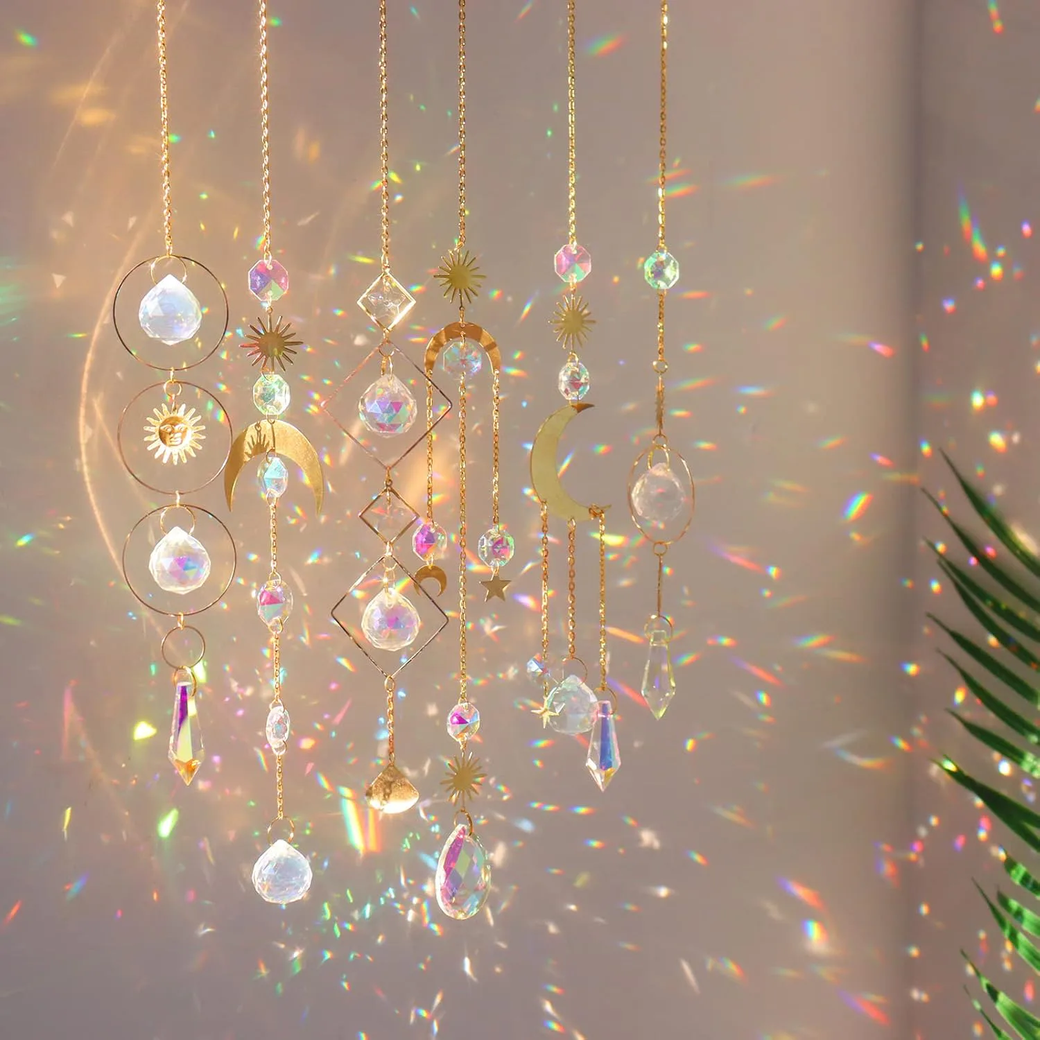 Colorful Crystals Suncatcher