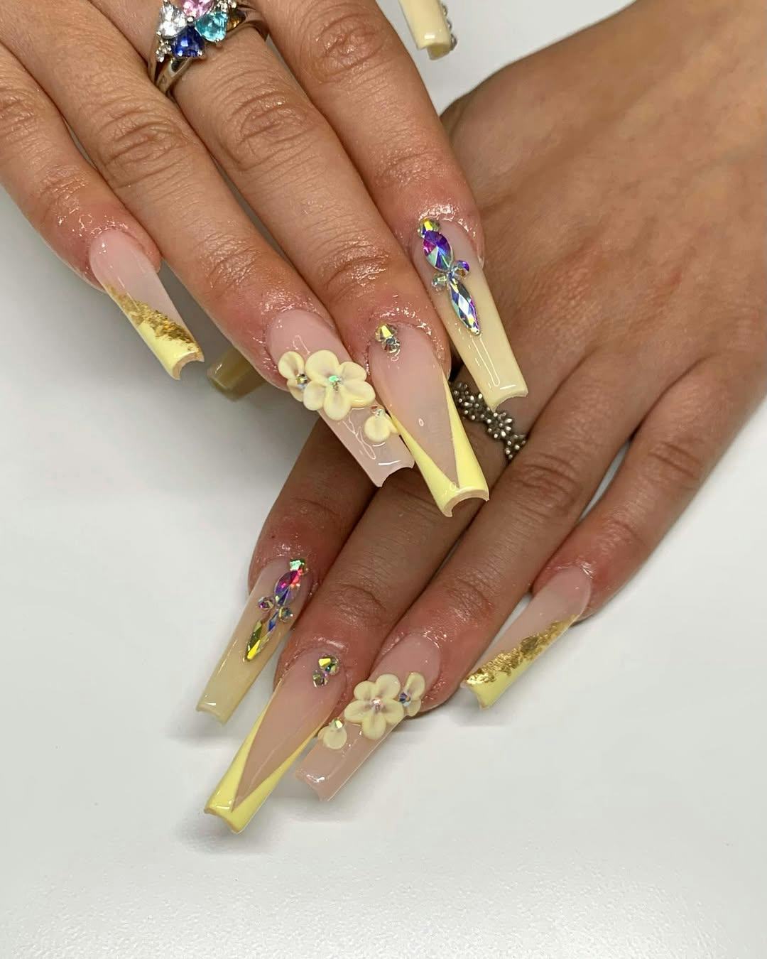 Butter yellow is a trending polish color for 2025.