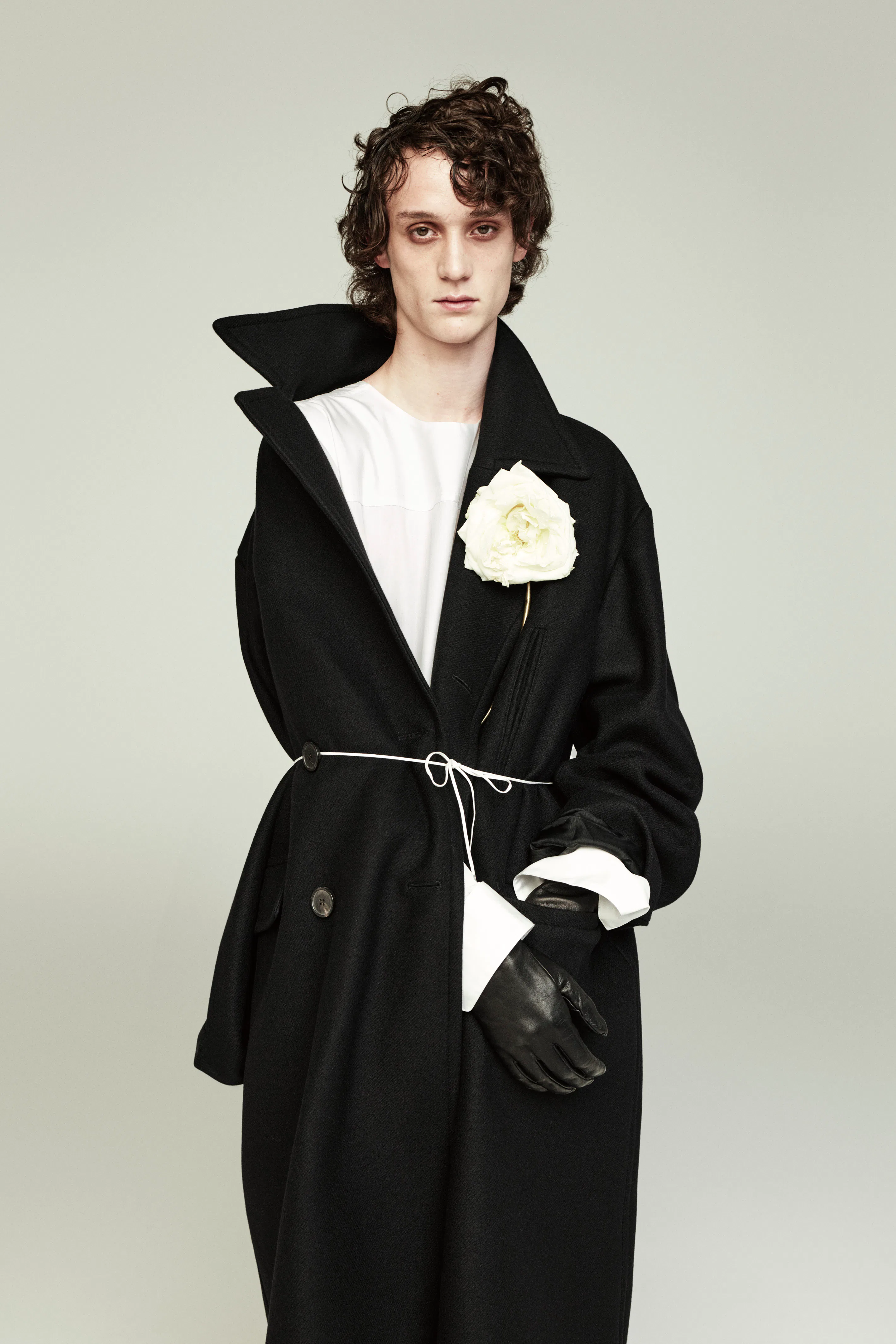 a look from dries van noten men's fall 2025 collection 
