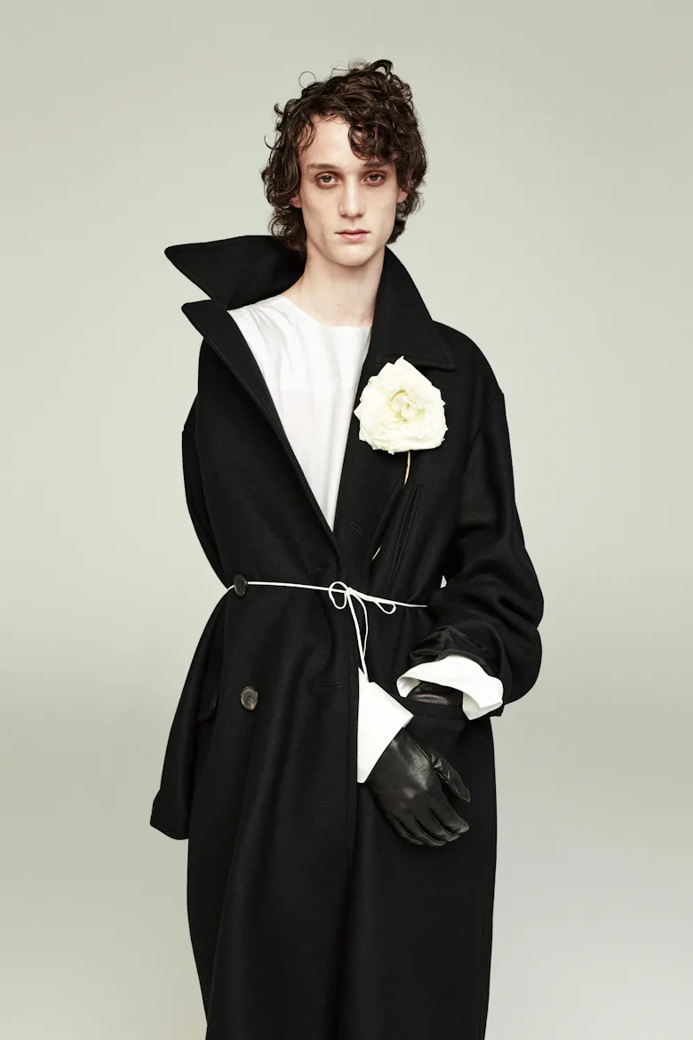 a look from dries van noten men's fall 2025 collection