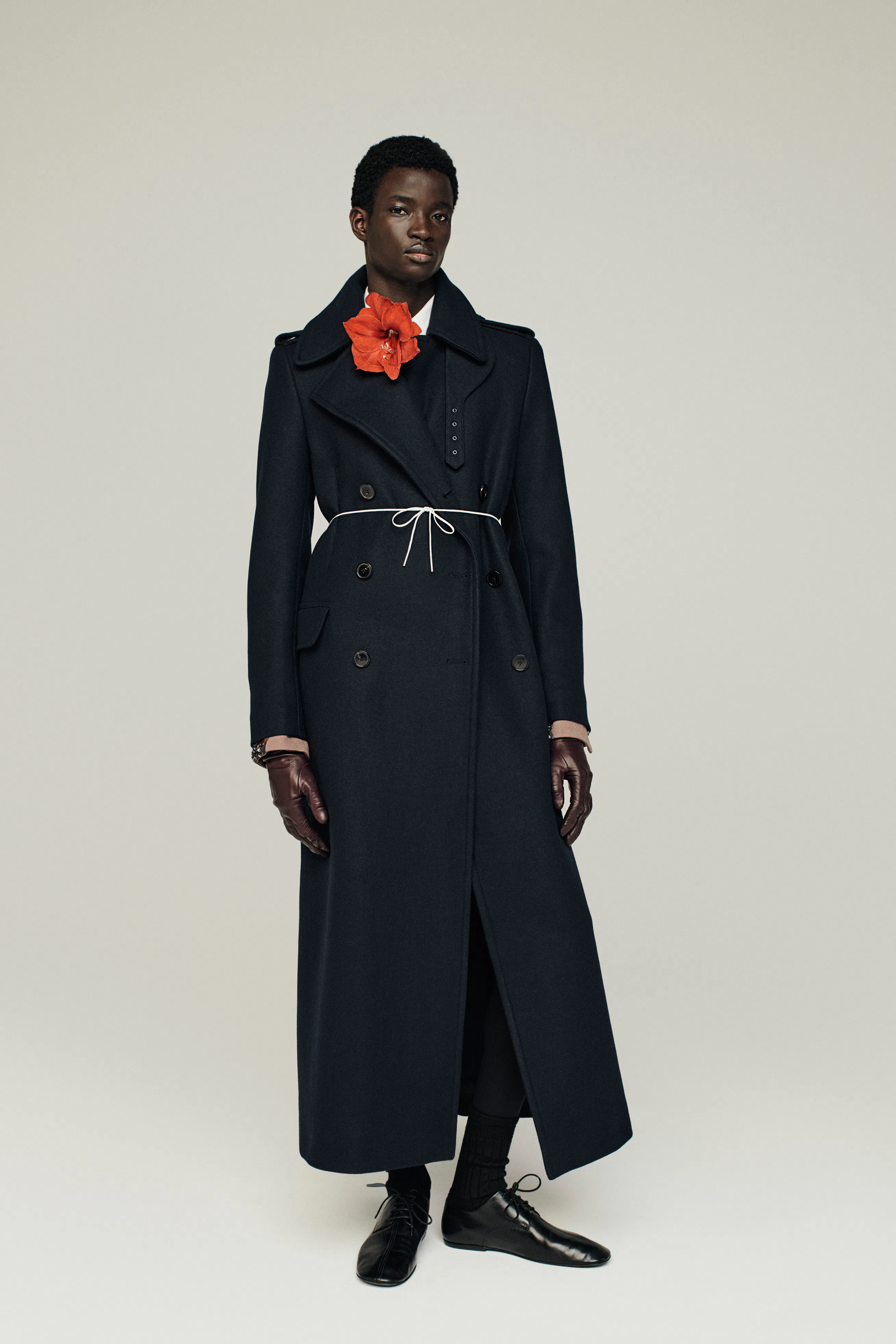 a look from dries van noten men's fall 2025