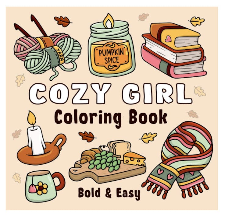 "Cozy Girl Coloring Book" by Jeanett Veronica 