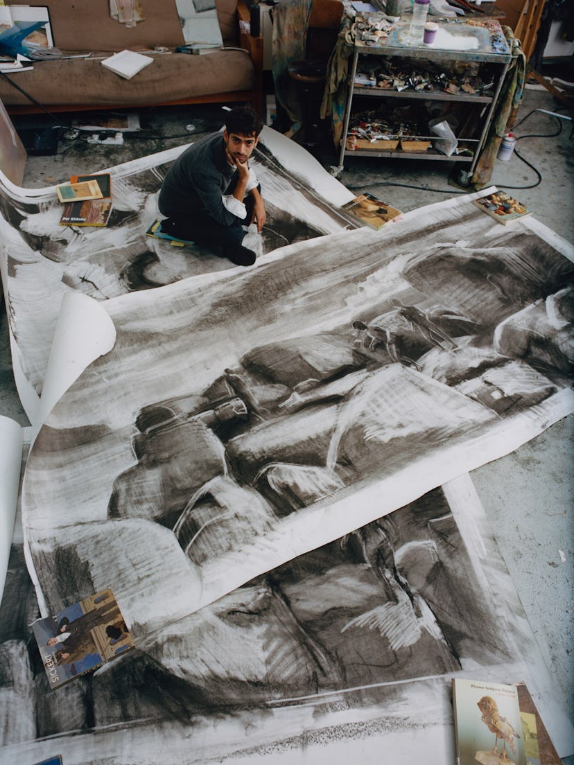 Jake in their studio