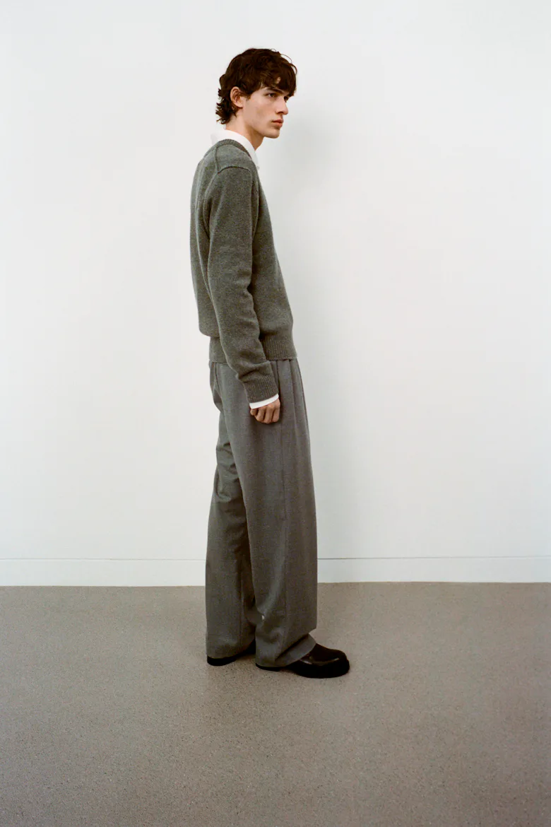 a look from the row's men's fall 2025 collection