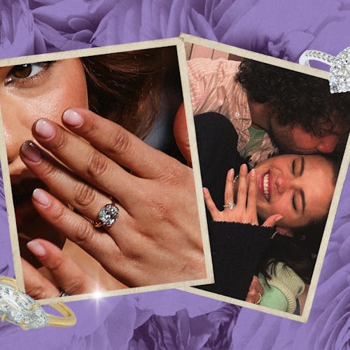 2025’s engagement ring trends include Zendaya’s east-west style and Selena Gomez’s marquise design.