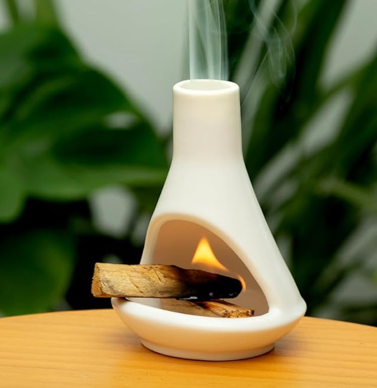 MOUGIGI Ceramic Chiminea Palo Santo Holder