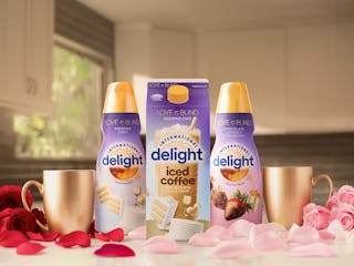 I tried International Delight's 'Love Is Blind' coffee creamers.