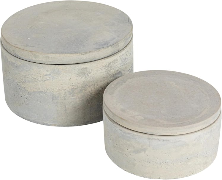 Bloomingville Cement Boxes & Lids