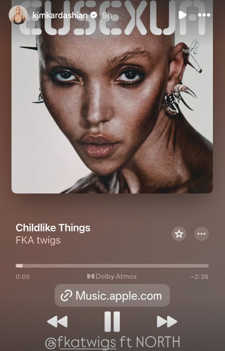 FKA twigs' new song with North West