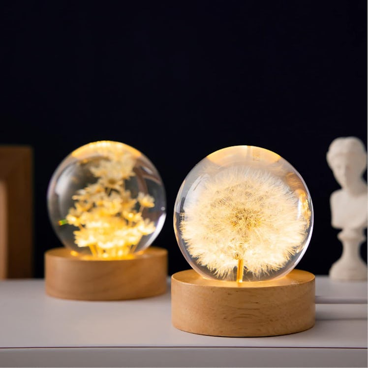 MARZIUS Flower Crystal Ball Night-Light