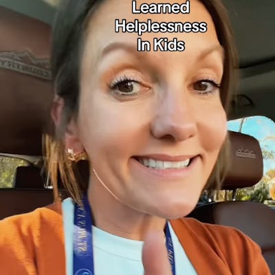 Use This Mom's Method To Combat Learned Helplessness In Your Kids