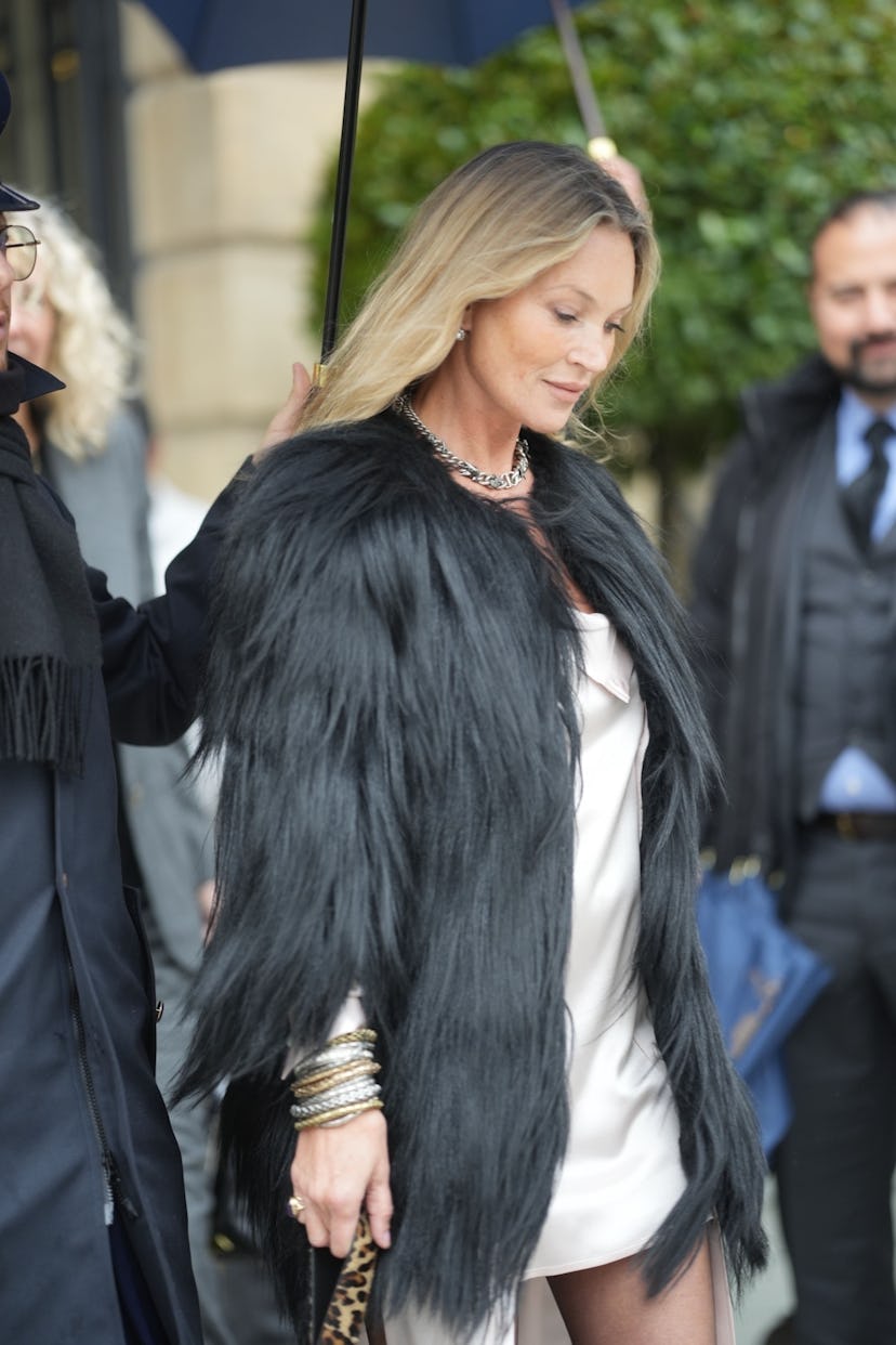 Kate Moss in Paris, January 24, 2025.