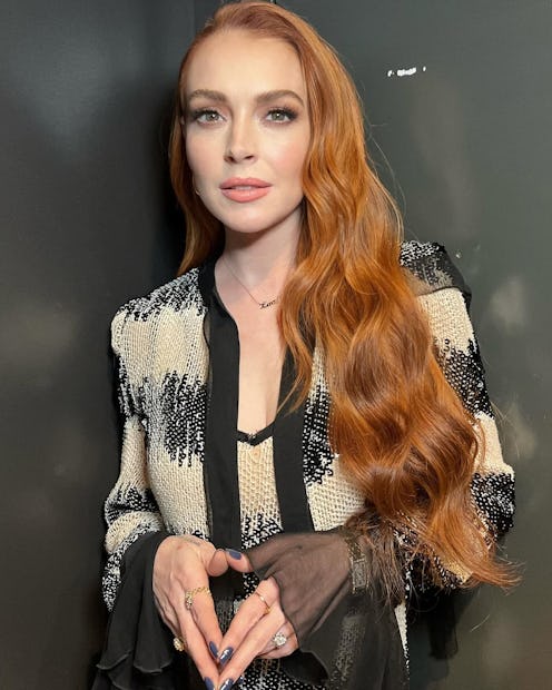 Lindsay Lohan red hair