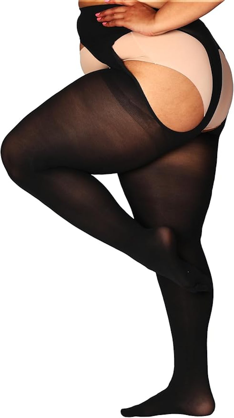 HONENNA Semi Opaque Suspender Tights