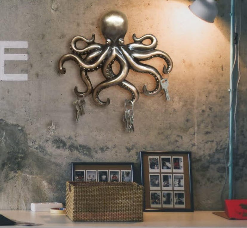 DWK Octopus Wall Sculpture & Key Holder