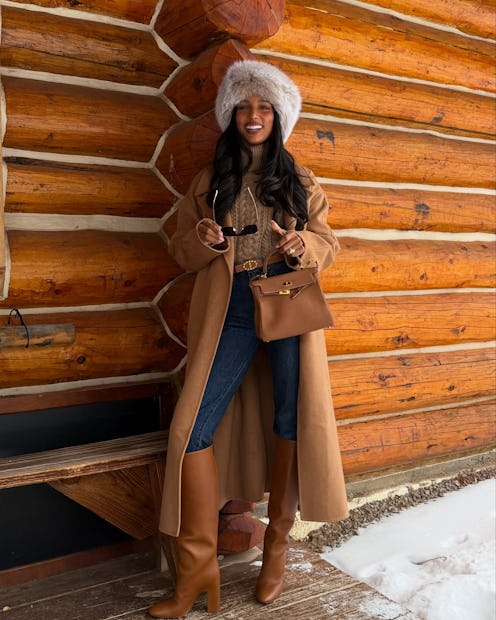 Jasmine Tookes fashionably late