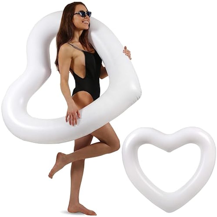 LOTELI The Original Heart Pool Floats (2-Pack)