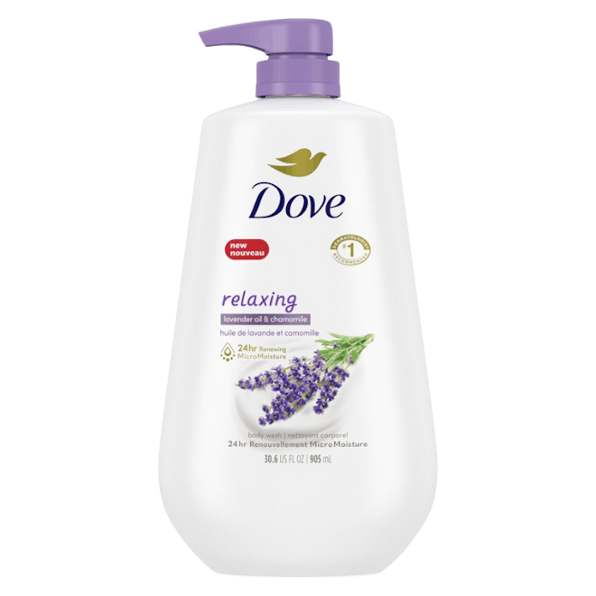 Dove MicroMoisture Relaxing Lavender Oil Chamomile Body Wash