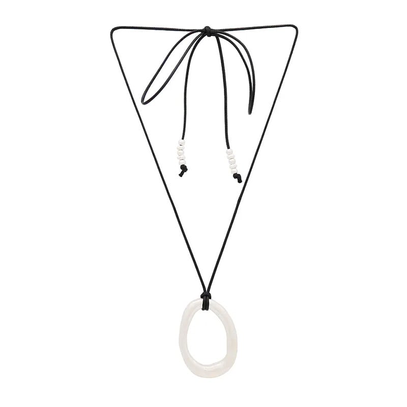 Pear Corded Necklace