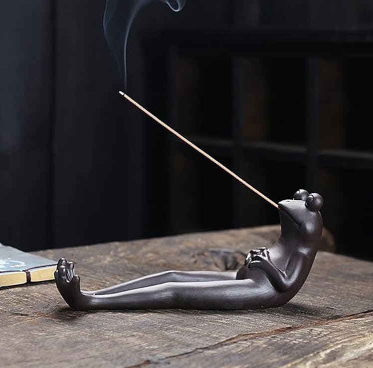 ChangWanna Frog Incense Stick Holder