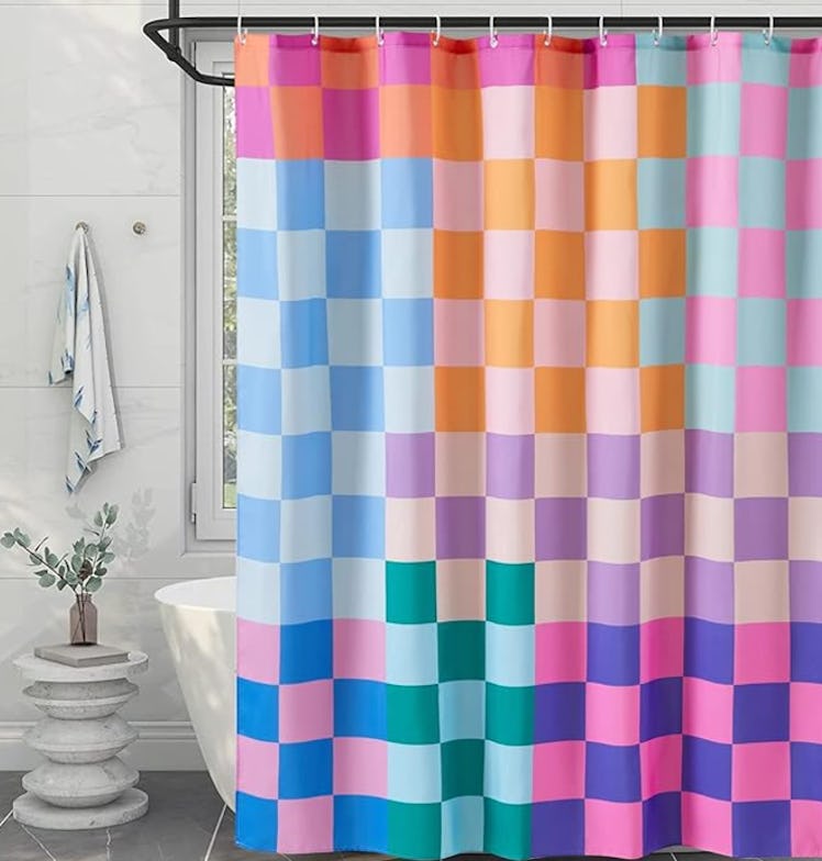 RoomTalks Multicolored Shower Curtain 