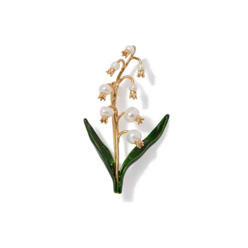 Lily-of-the-Valley Brooch