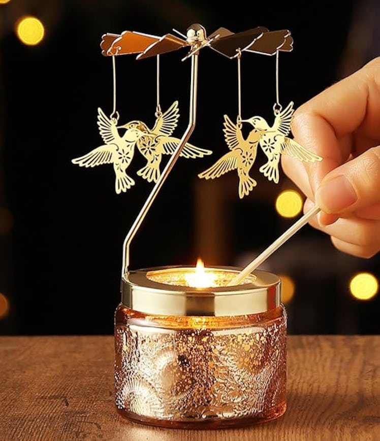 DAISRED Candle Carousel Decoration