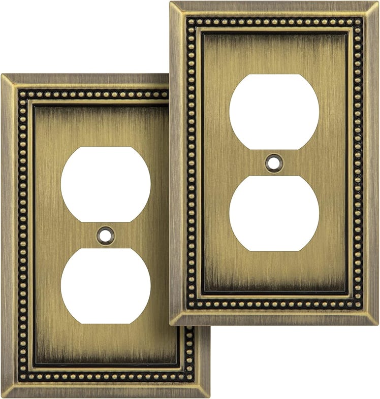 Henne Bery Sunken Pearls Heavy Duty Decorative Wall Plate (2-Pack)