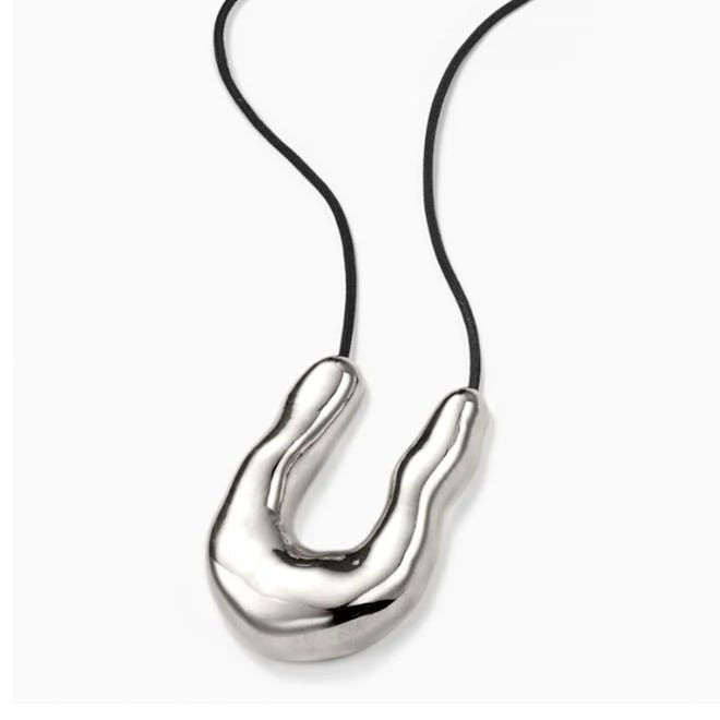 Large Wishbone Pendant