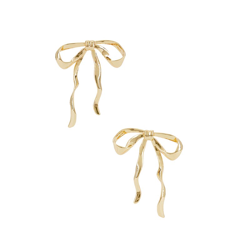 Organic Bow Earrings