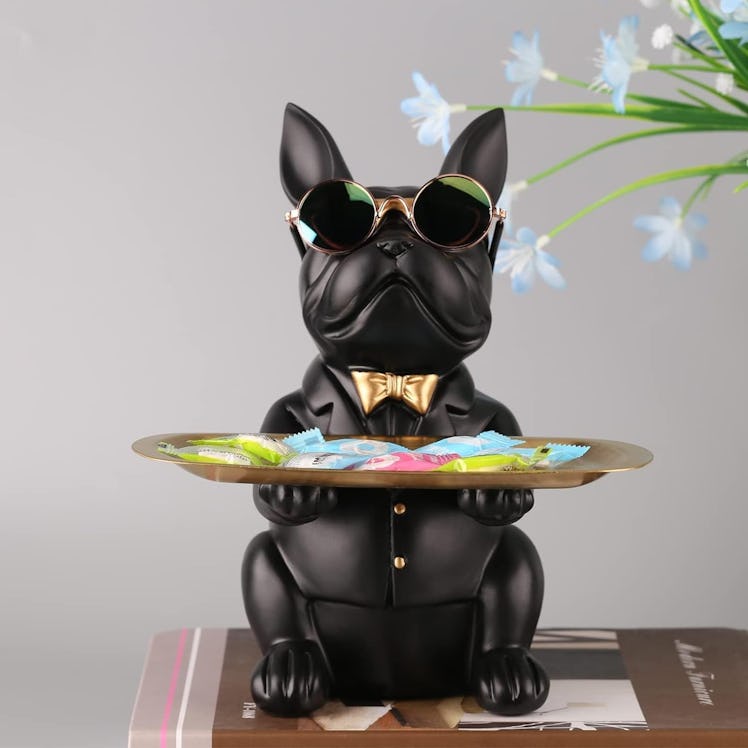 suruim French Bulldog Key Holder