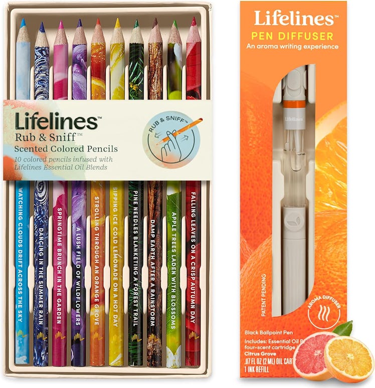 Lifelines Scented Colored Pencils & Pen Diffuser