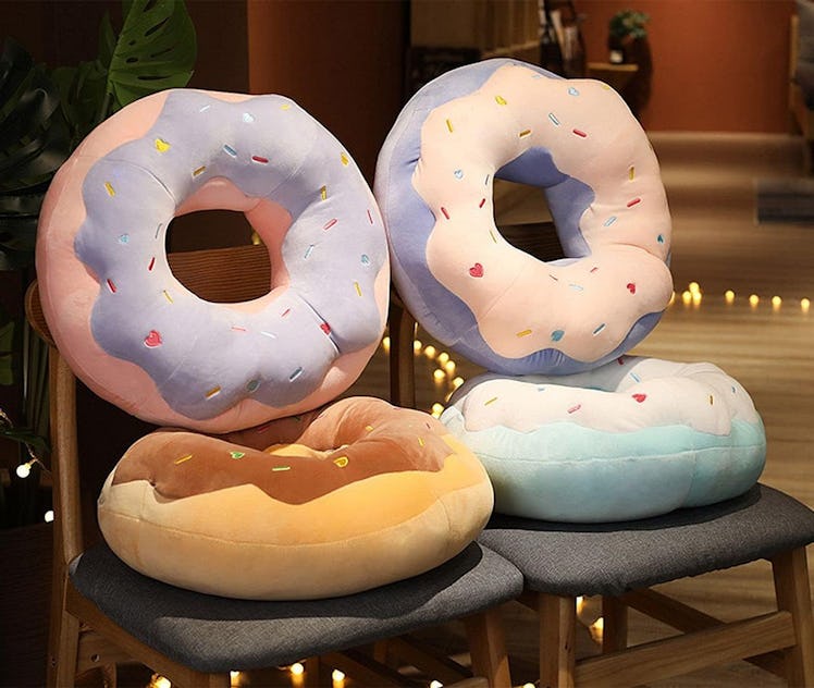 ChezMax Donut Throw Pillow