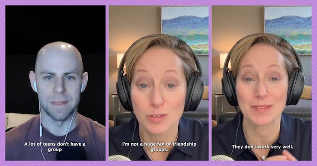 Adam Grant and Lisa Damour discussed teen friendship dynamics on the Re:Think podcast.