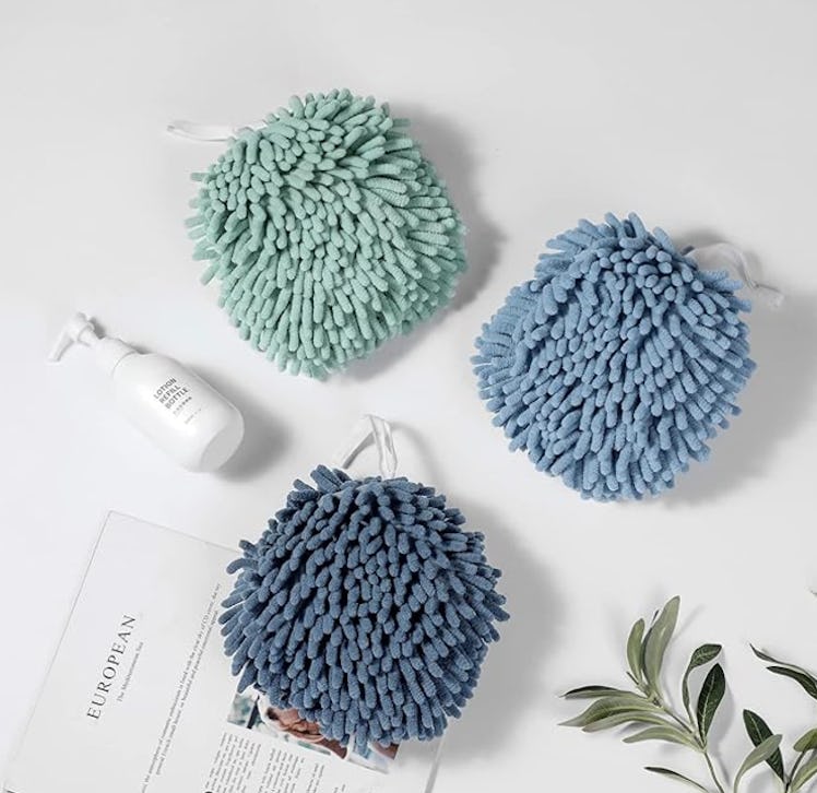 Nulubuu Chenille Ball Towel Set (3-Pack)