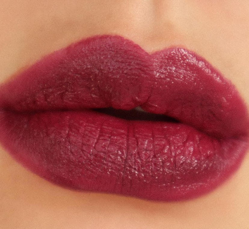 I tried the Lancôme L’Absolu Rouge Drama Matte Lipstick in Plum Addiction.