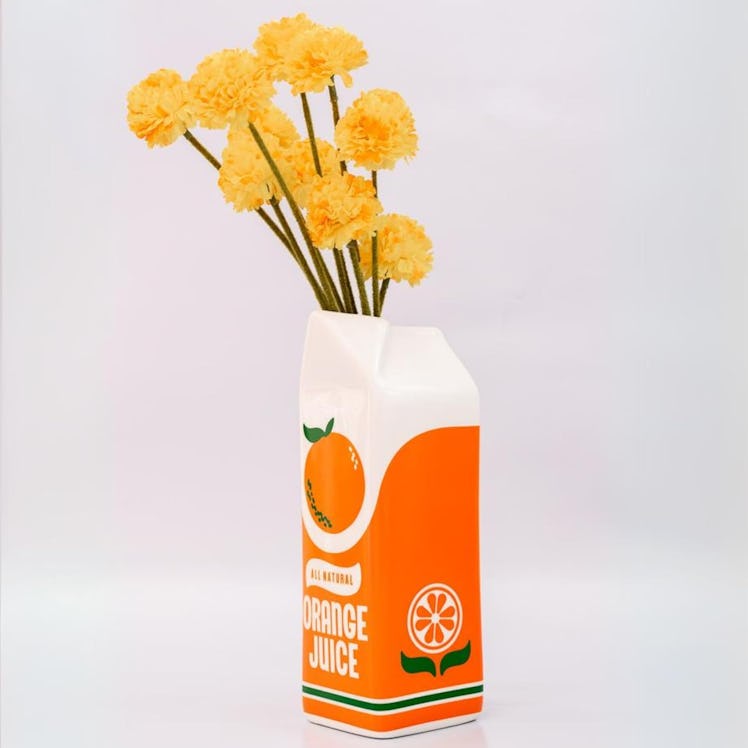  ban.do Orange Carton Vase 