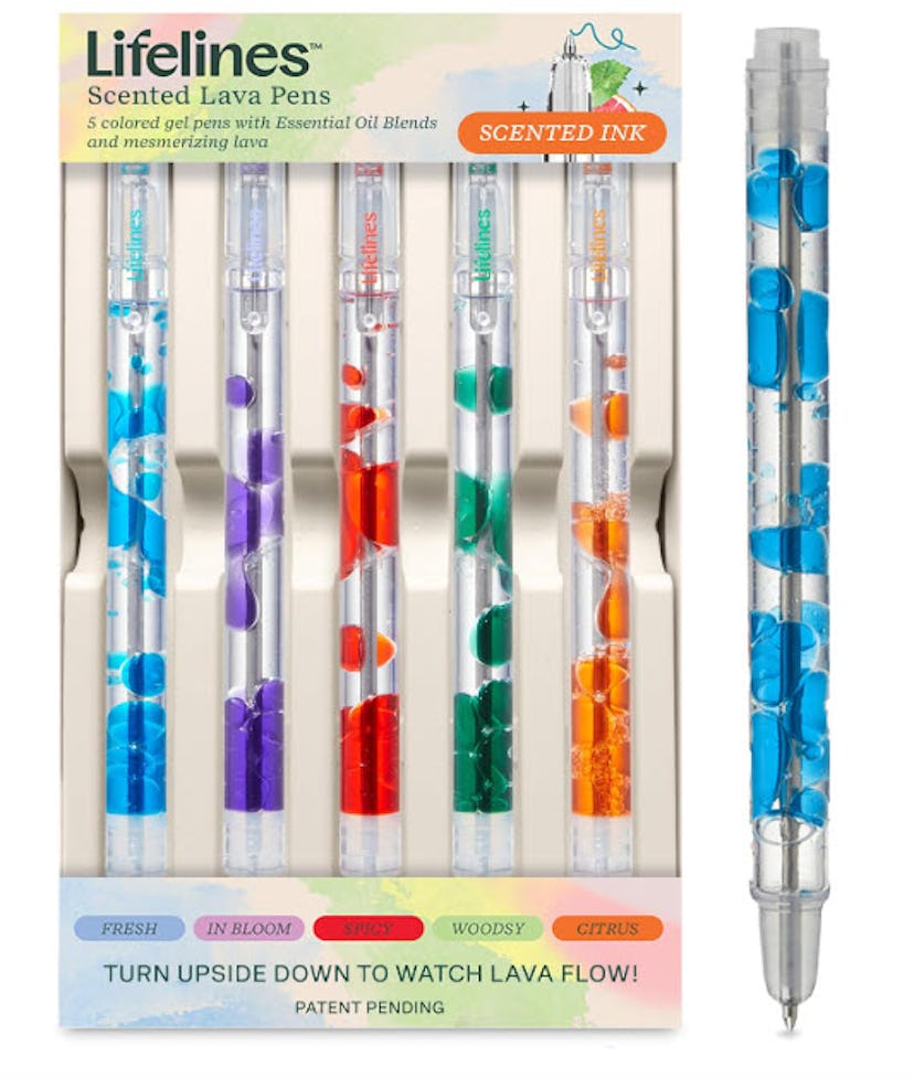 Lifelines Scented Lava Gel Pen Set (5-Pack)