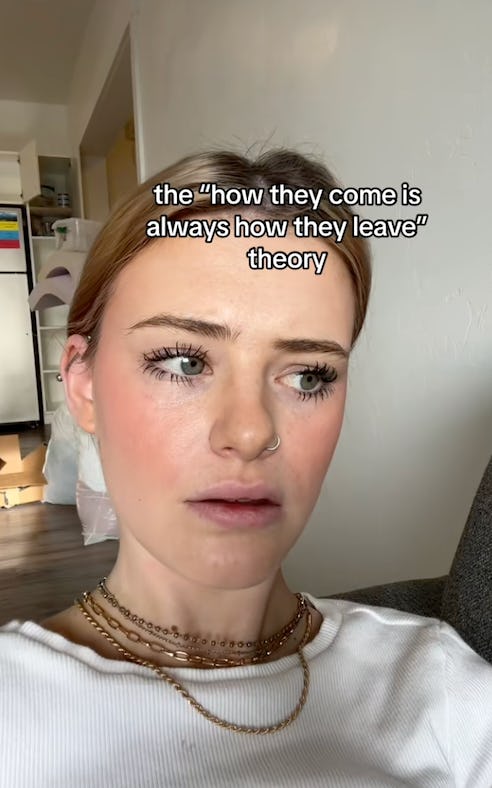 You lose your partner how you got them.