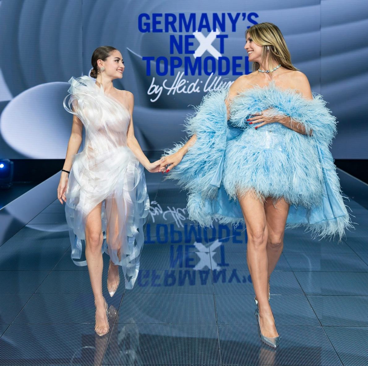 Leni Klum and Heidi Klum for Germany&rsquo;s Next Top Model.