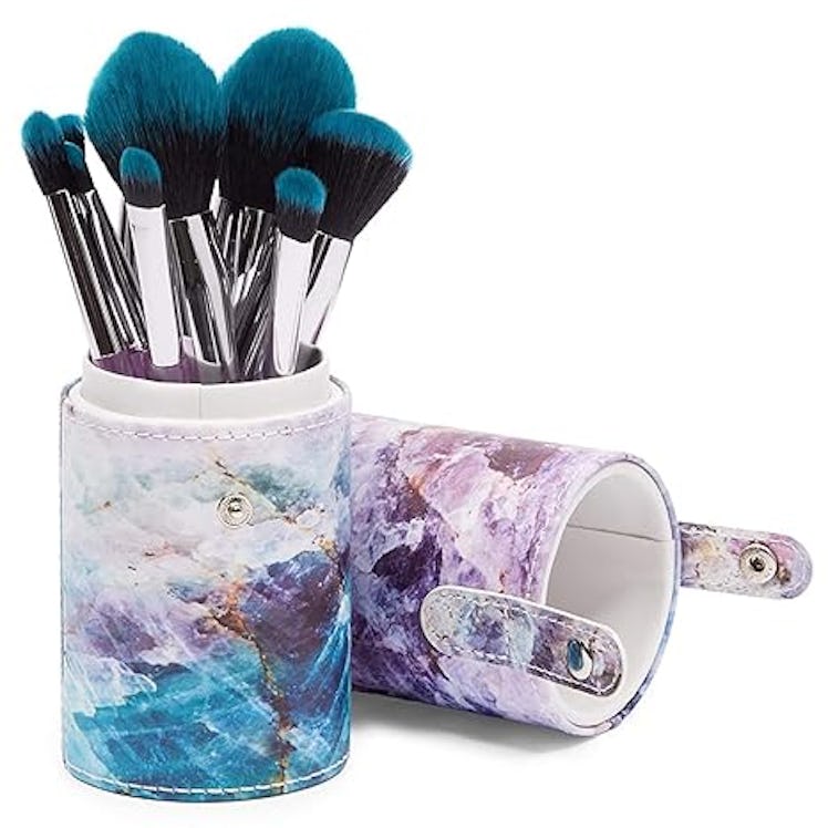 Glamlily Makeup Brush Set With Case (10 Pieces)