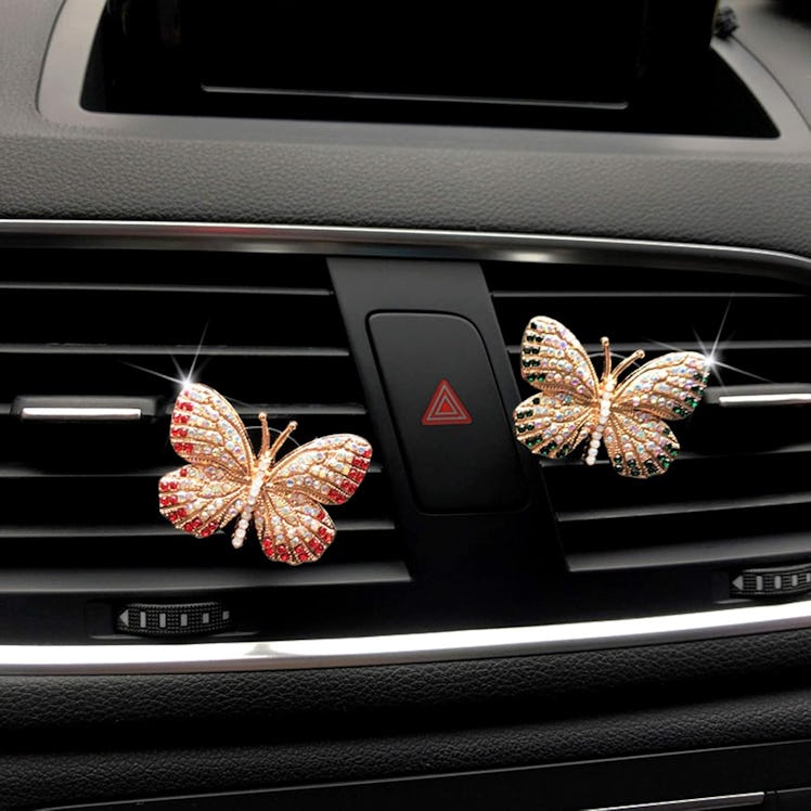 Bling Butterfly Car Air Vent Clip