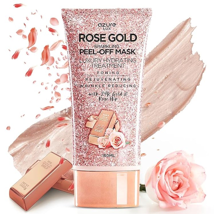 AZURE Rose Gold Sparkling Peel-Off Face Mask