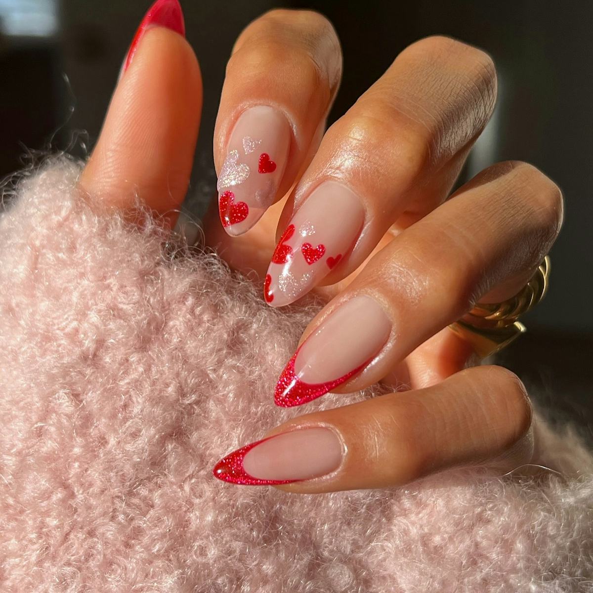 Heart-Shaped Nails Take Center Stage in 2025