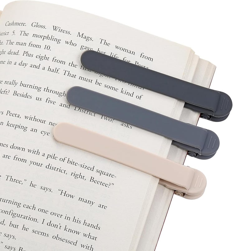 QiyuanLS Silicone Automatic Bookmark (3 Pieces)