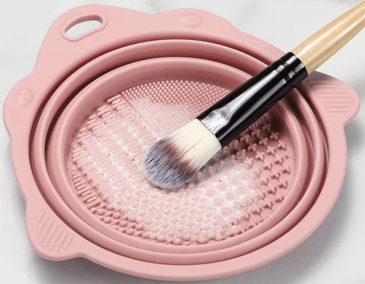  Etercycle Silicone Makeup Brush Cleaner Bowl