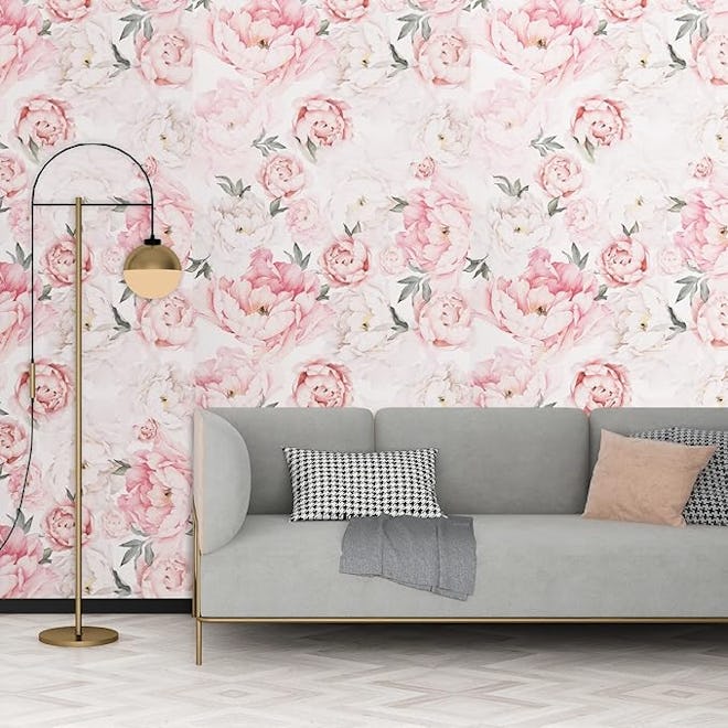 Dvegort Floral Peel & Stick Wallpaper